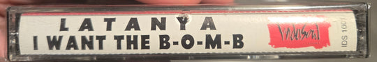 LaTanya f; Kelly Ranks "I Want The B-O-M-B" (Maxi-Single)-Cassette Tapes-UnDigable Digs