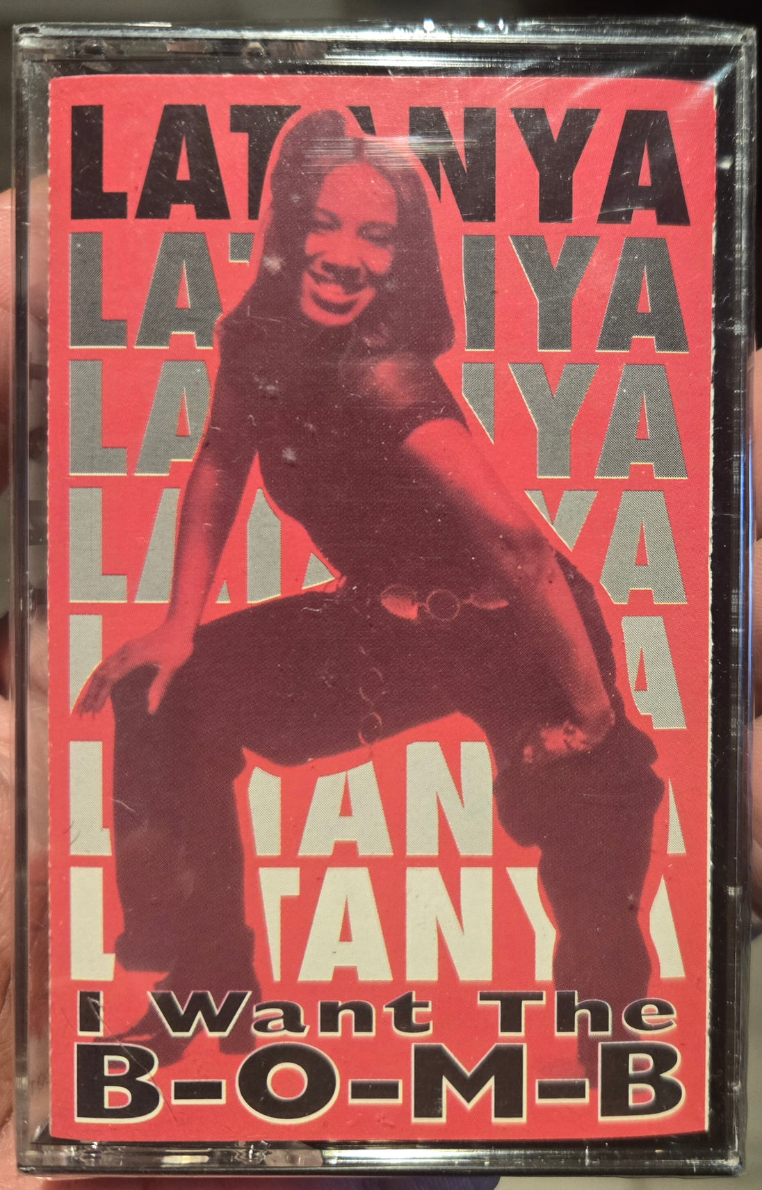 LaTanya f; Kelly Ranks "I Want The B-O-M-B" (Maxi-Single)-Cassette Tapes-UnDigable Digs