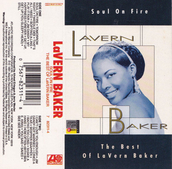 LaVern Baker "Soul On Fire: The Best Of LaVern Baker"-Cassette Tapes-UnDigable Digs