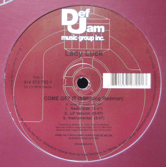 Lady Luck "Rush" (12" Single)-Vinyl Records-UnDigable Digs