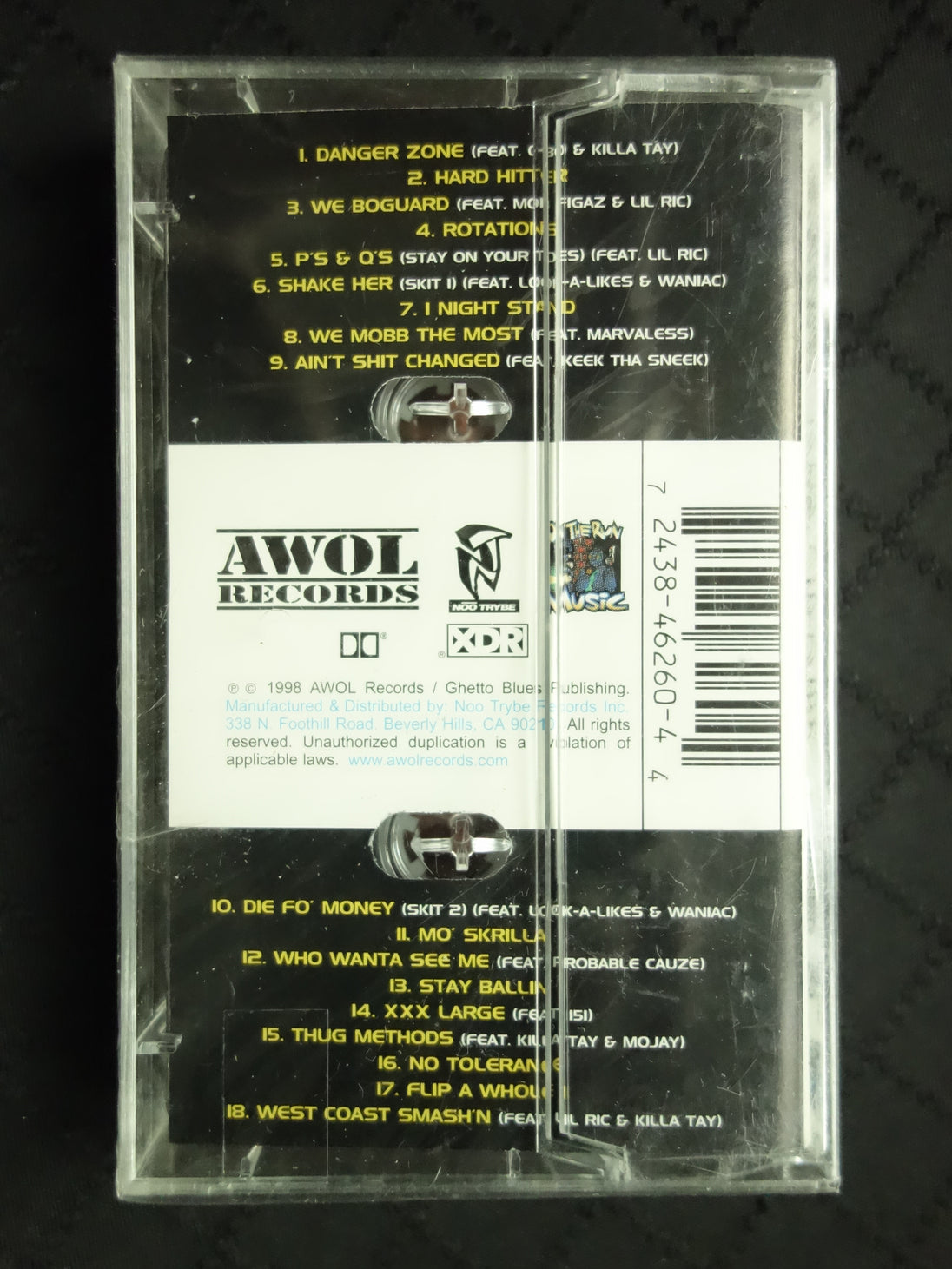 Laroo The Hard Hitter "Fear No Fate"-Cassette Tapes-UnDigable Digs
