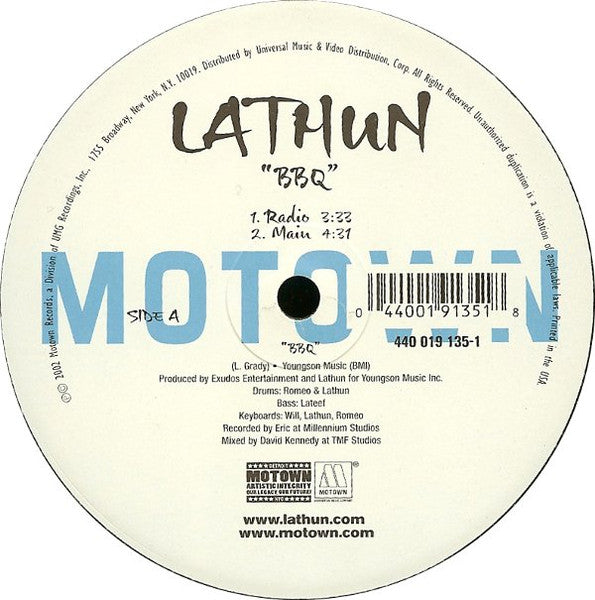 Lathun "BBQ" (12" Single)-Vinyl Records-UnDigable Digs