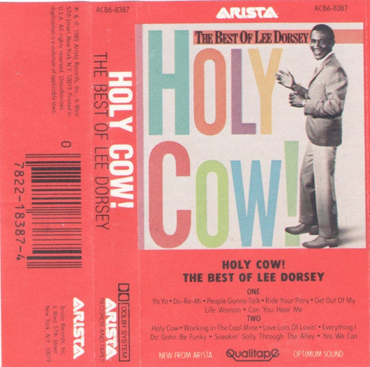 Lee Dorsey "Holy Cow! The Best Of Lee Dorsey"-Cassette Tapes-UnDigable Digs