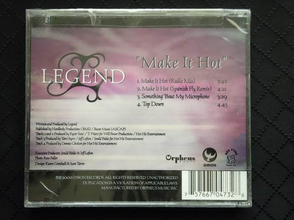 Legend "Make It Hot" (CD Single)-CDs-UnDigable Digs