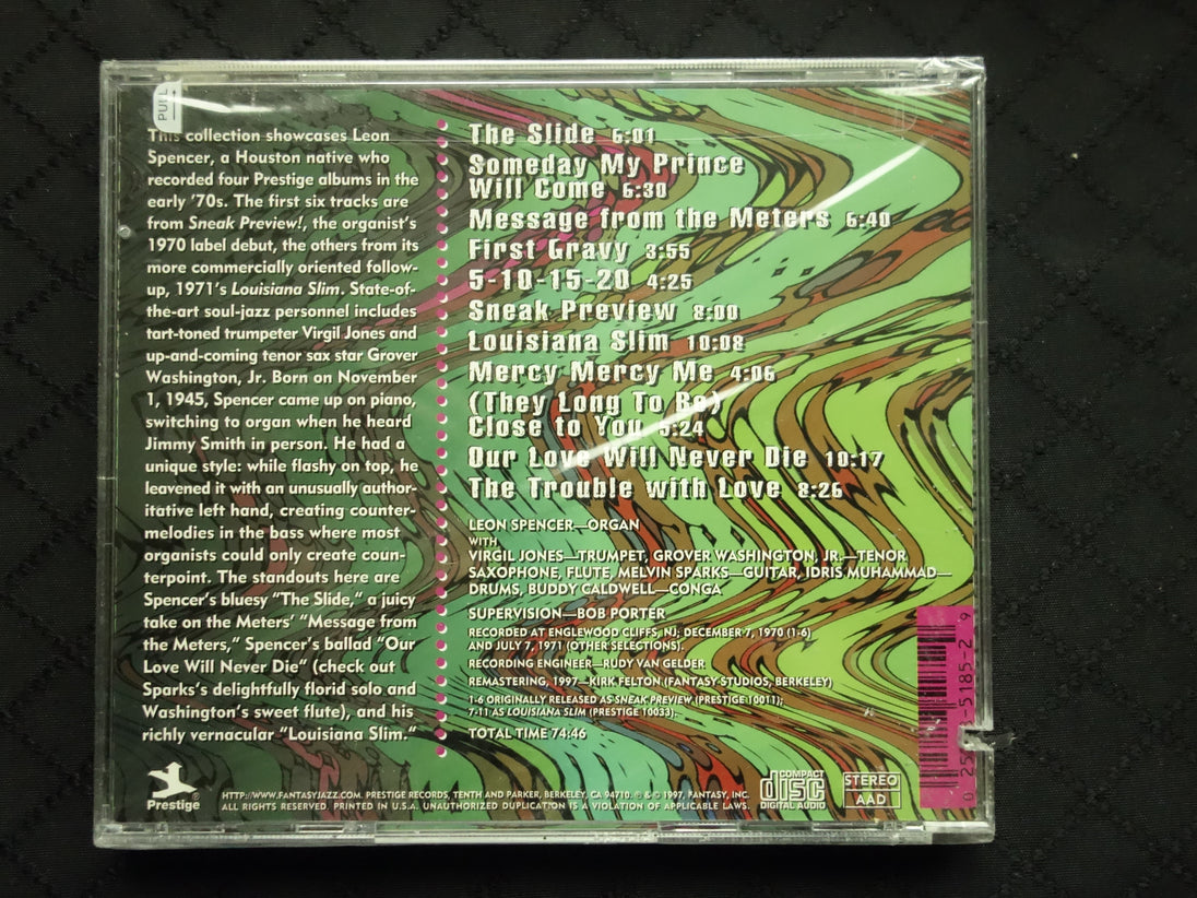 Leon Spencer Jr. "Legends Of Acid Jazz" (CD)-CDs-UnDigable Digs