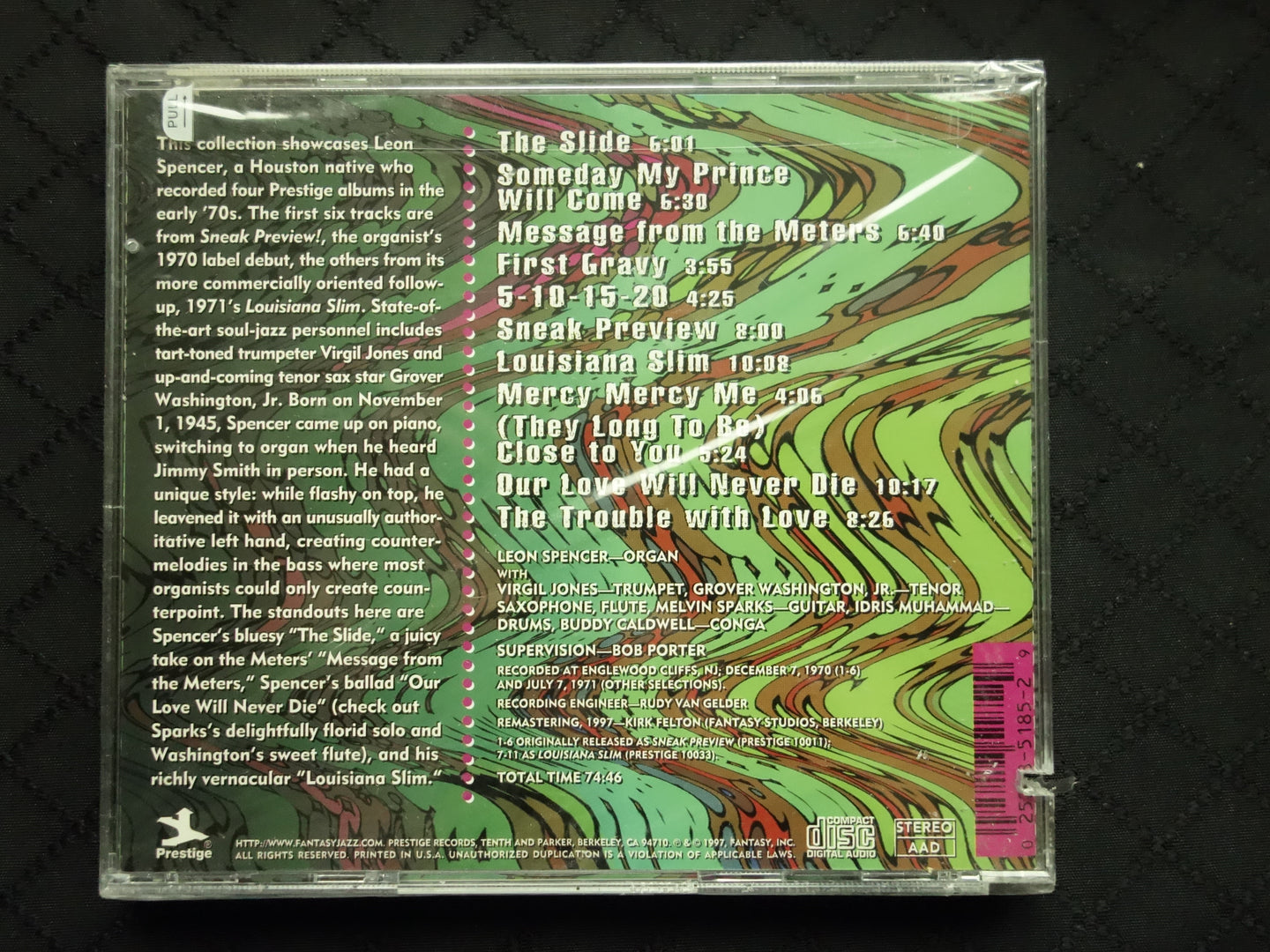 Leon Spencer Jr. "Legends Of Acid Jazz" (CD)-CDs-UnDigable Digs