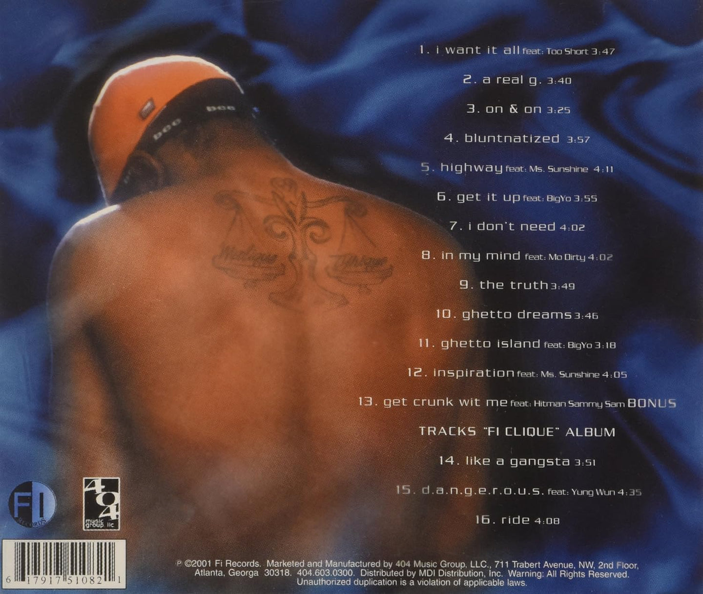 Lil' Blunt "Bluntnatized" (CD)-CDs-UnDigable Digs