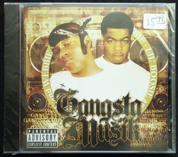 Lil' Boosie And Webbie ‎"Gangsta Musik" (CD)-CDs-UnDigable Digs