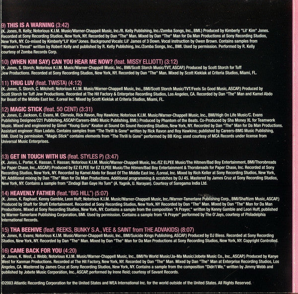 Lil' Kim "La Bella Mafia" (CD)-CDs-UnDigable Digs