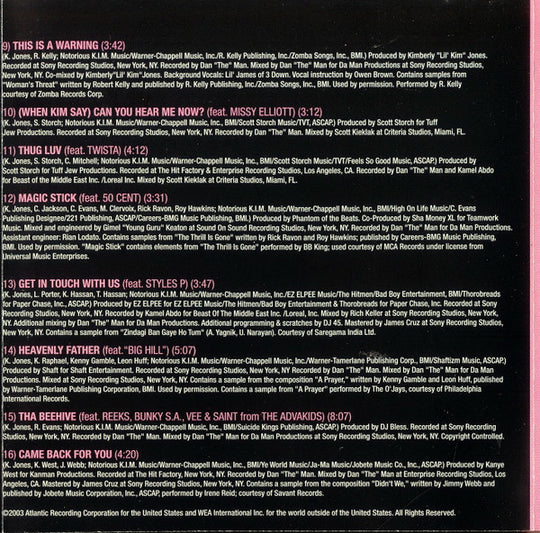 Lil' Kim "La Bella Mafia" (CD)-CDs-UnDigable Digs