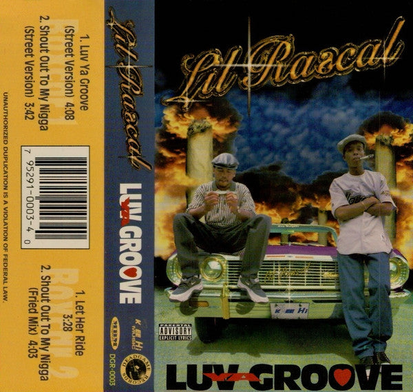Lil Rascal "Luv Ya Groove" (Maxi-Single)-Cassette Tapes-UnDigable Digs