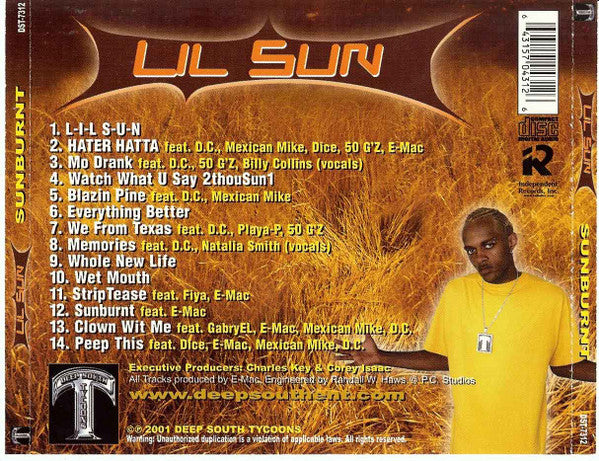 Lil' Sun "Sunburnt" (CD)-CDs-UnDigable Digs