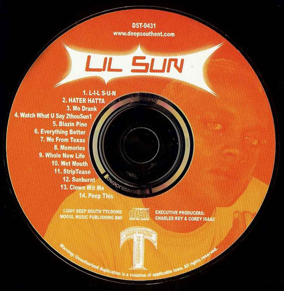 Lil' Sun "Sunburnt" (CD)-CDs-UnDigable Digs