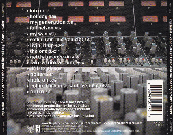 Limp Bizkit "Chocolate Starfish And The Hot Dog Flavored Water" (CD) (RE)-CDs-UnDigable Digs