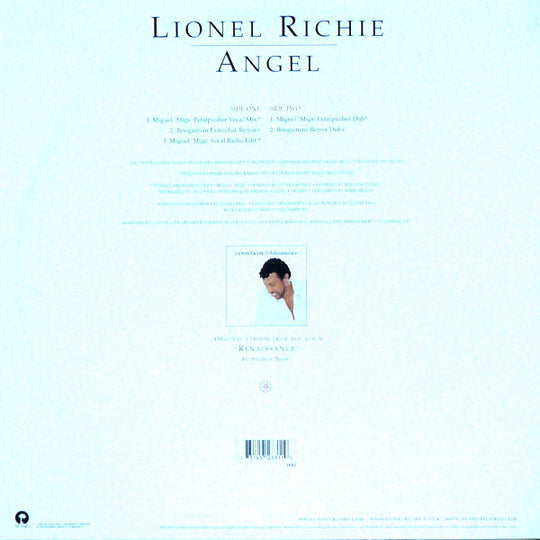 Lionel Richie "Angel" (12" Single)-Vinyl Records-UnDigable Digs