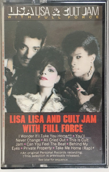 Lisa Lisa And The Cult Jam "Lisa Lisa And The Cult Jam with Full Force"-Cassette Tapes-UnDigable Digs