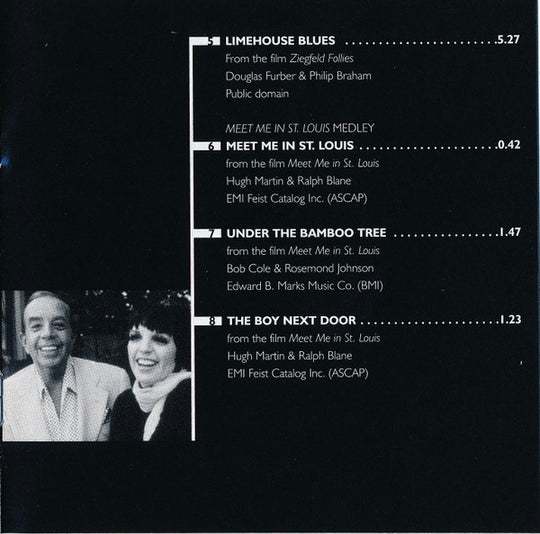 Liza Minnelli "Minnelli On Minnelli: Live At The Palace" (CD)-CDs-UnDigable Digs