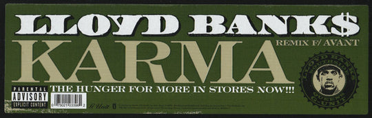 Lloyd Banks feat. Avant "Karma (Remix)" (12" Single)-Vinyl Records-UnDigable Digs