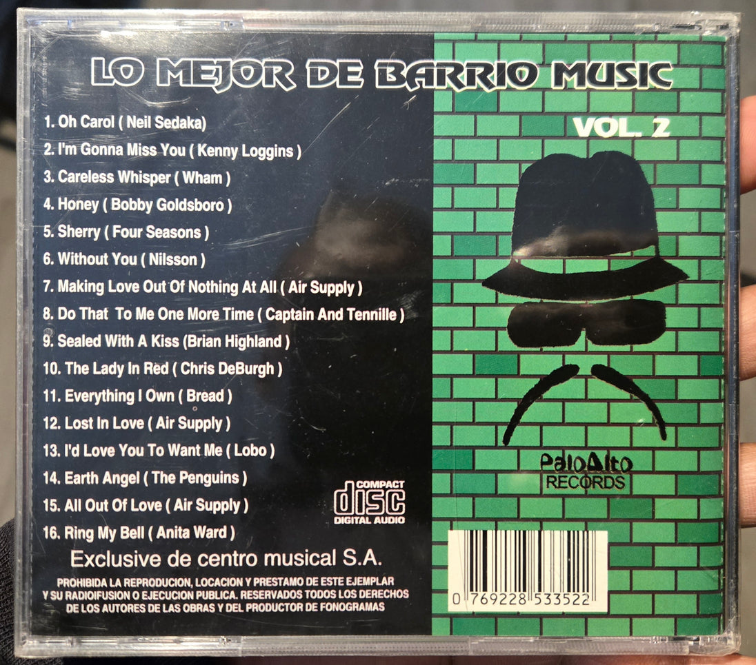 Lo Mejor De Barrio Music Vol. 2 (CD)-CDs-UnDigable Digs