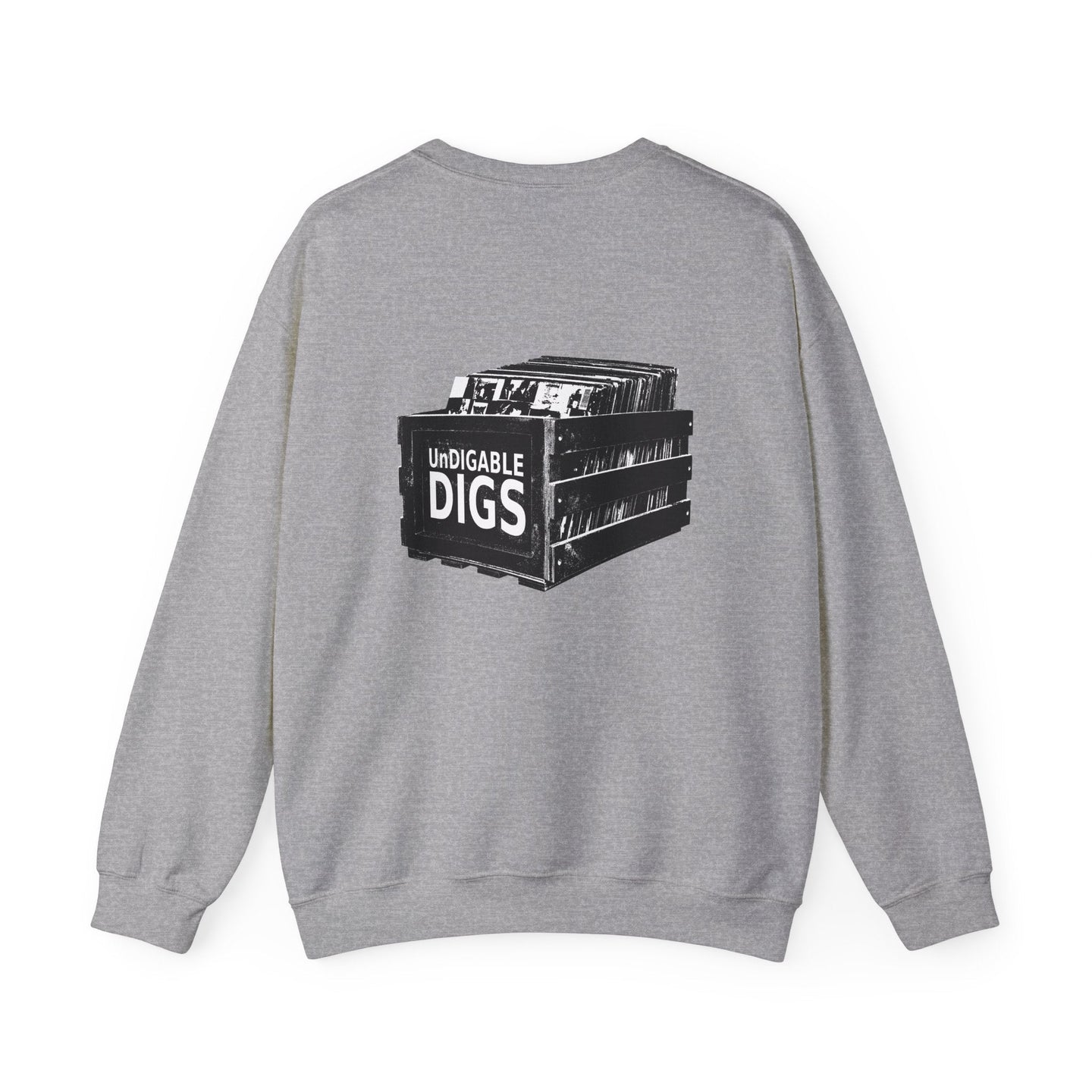 Logo On Back - UnDigable Digs Unisex Heavy Blend™ Crewneck Sweatshirt-Sweatshirt-UnDigable Digs