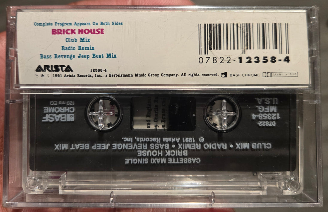 Loose Bruce & A.R.C. Moe Rock "BrickHouse" (Maxi-Single)-Cassette Tapes-UnDigable Digs