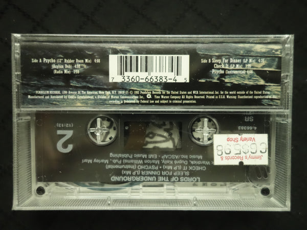 Lords Of The Underground "Psycho" (Maxi-Single)-Cassette Tapes-UnDigable Digs