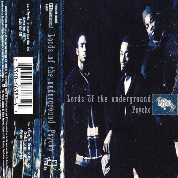 Lords Of The Underground "Psycho" (Maxi-Single)-Cassette Tapes-UnDigable Digs