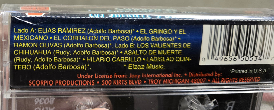 Los Sheriffe's Del Norte "Corridos Con: Los Sheriffe's Del Norte"-Cassette Tapes-UnDigable Digs