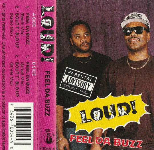 Loud! "Feel Da Buzz" (Maxi-Single)-Cassette Tapes-UnDigable Digs
