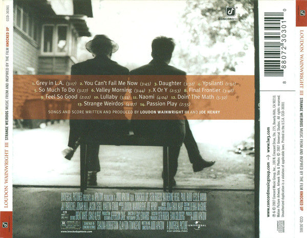 Loudon Wainwright III "Strange Weirdos" (Music From And Inspired By The Film Knocked Up) (CD)-CDs-UnDigable Digs