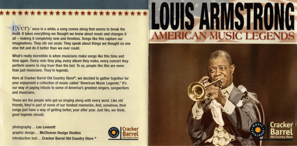 Louis Armstrong "American Music Legends" (CD)-CDs-UnDigable Digs