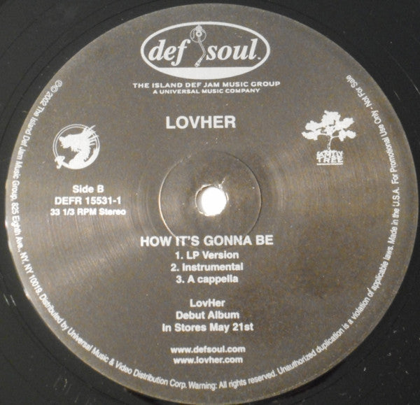 LovHer "How It's Gonna Be (The Dance Remixes)" (12" Single)-Vinyl Records-UnDigable Digs