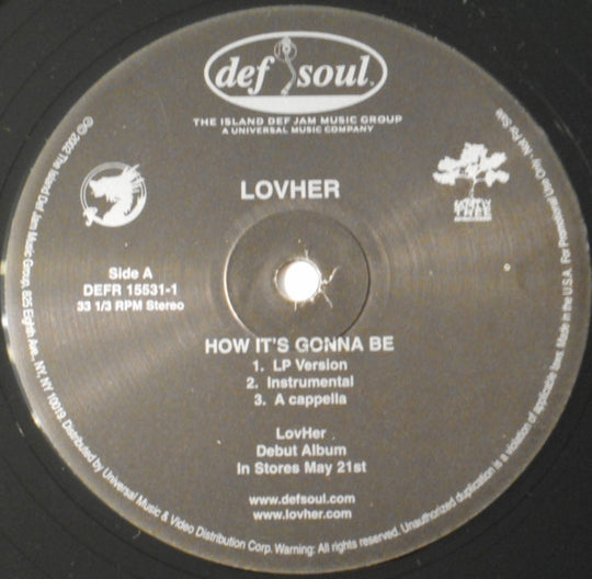 LovHer "How It's Gonna Be (The Dance Remixes)" (12" Single)-Vinyl Records-UnDigable Digs
