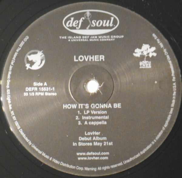 LovHer "How It's Gonna Be (The Dance Remixes)" (12" Single)-Vinyl Records-UnDigable Digs