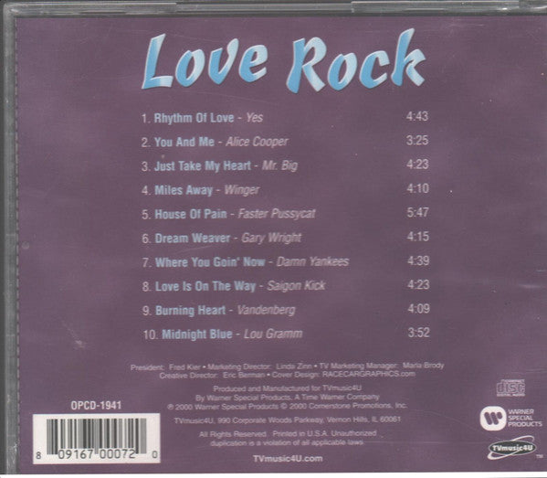 Love Rock (CD)-CDs-UnDigable Digs