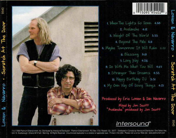 Lowen & Navarro "Scratch At The Door" (CD)-CDs-UnDigable Digs