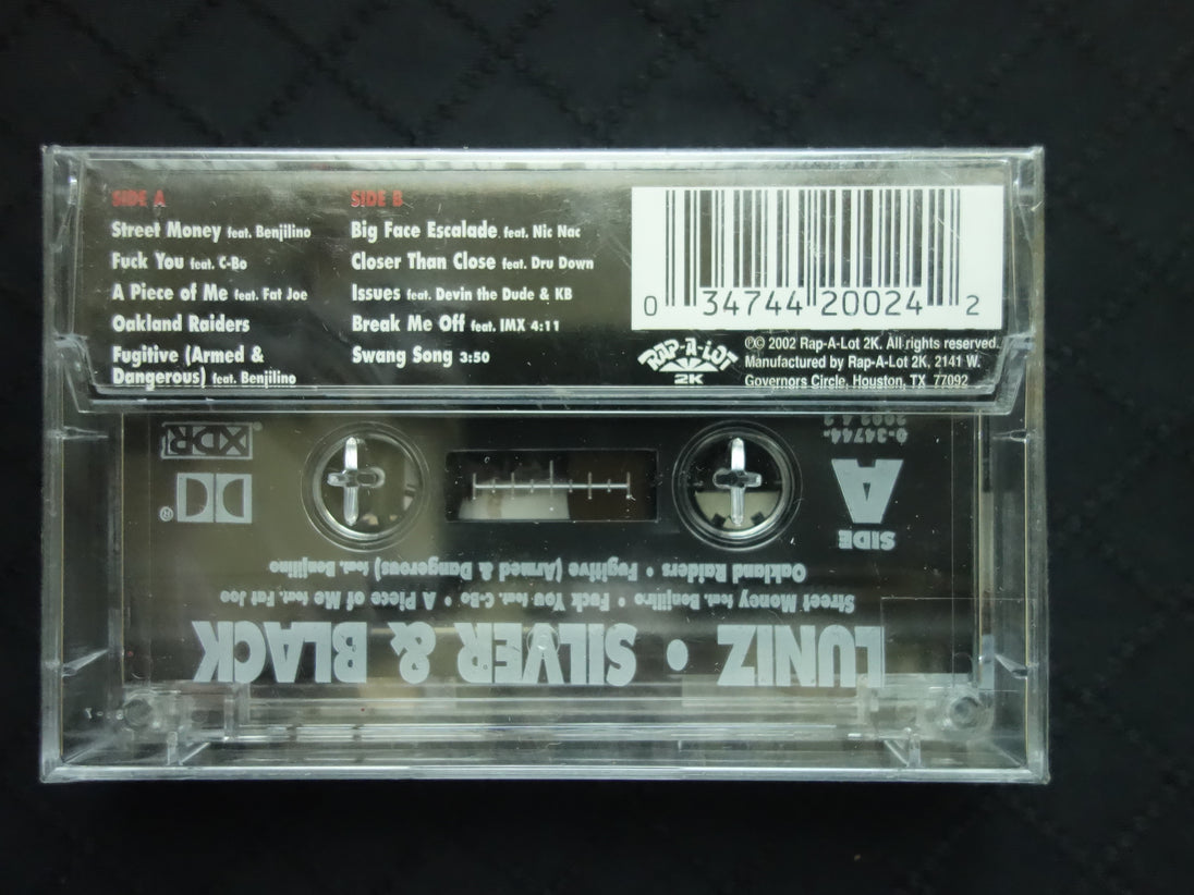 Luniz "Silver & Black"-Cassette Tapes-UnDigable Digs