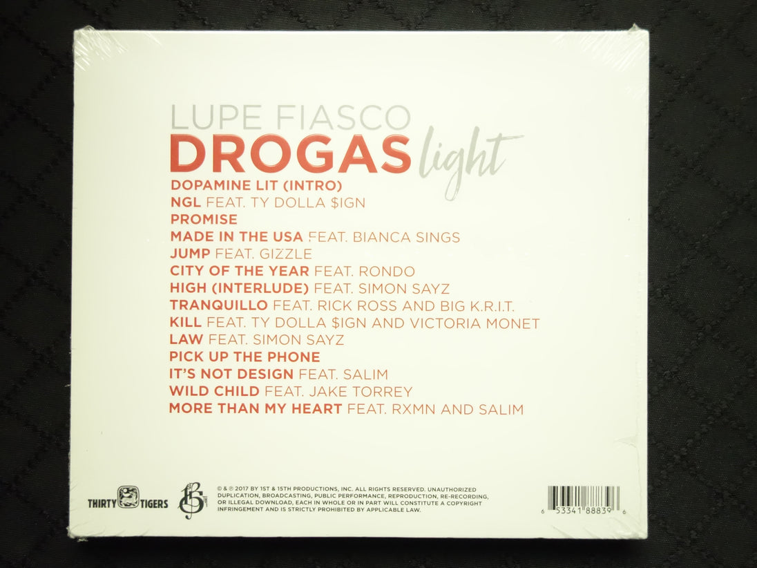 Lupe Fiasco "Drogas Light" (CD)-CDs-UnDigable Digs