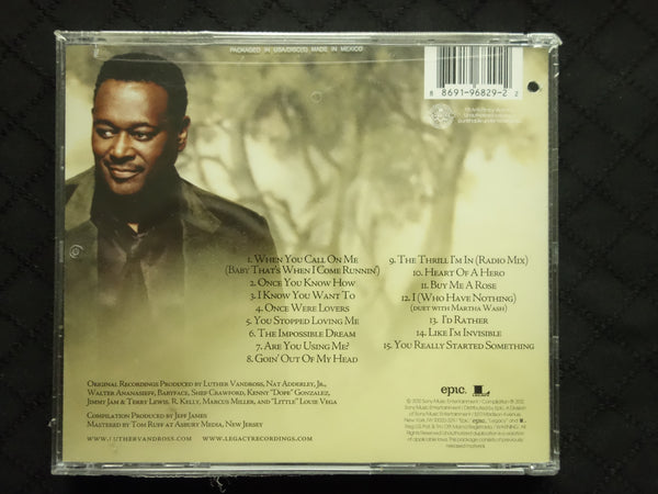 Luther Vandross "Hidden Gems" (CD)-CDs-UnDigable Digs