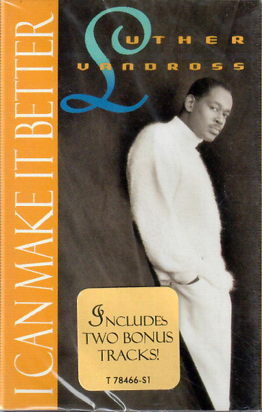 Luther Vandross "I Can Make It Better" (Single)-Cassette Tapes-UnDigable Digs