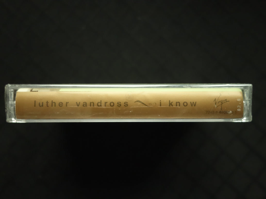 Luther Vandross "I Know"-Cassette Tapes-UnDigable Digs