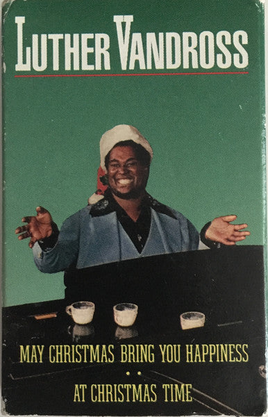 Luther Vandross "May Christmas Bring You Happiness" (Single)-Cassette Tapes-UnDigable Digs