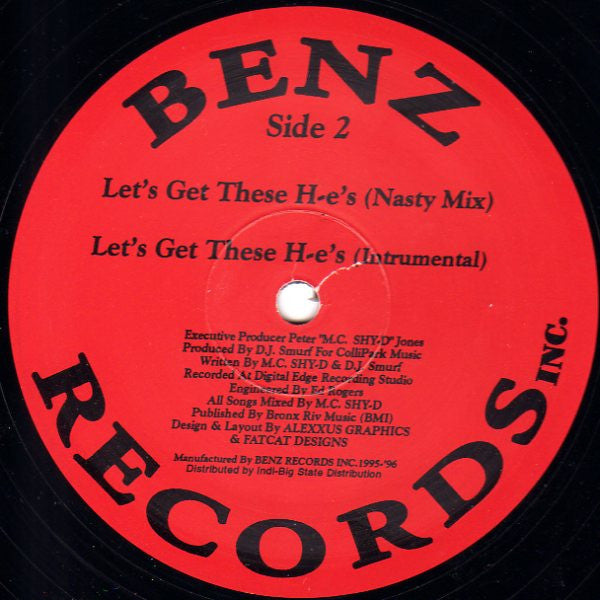 MC Shy-D Featuring DJ Smurf "Keep Doin It / Let's Get These H-e's" (12" Single)-Vinyl Records-UnDigable Digs