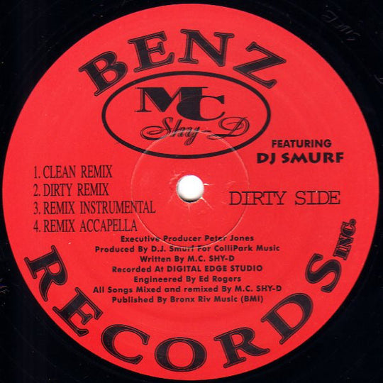 MC Shy-D Featuring DJ Smurf "Work It Out!" (12" Single)-Vinyl Records-UnDigable Digs