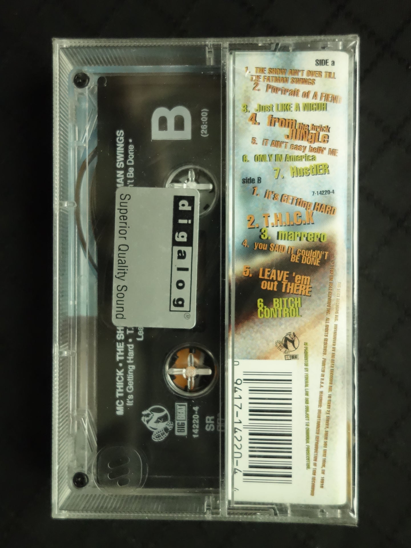MC Thick "The Show Ain't Over Till The Fat Man Swings"-Cassette Tapes-UnDigable Digs
