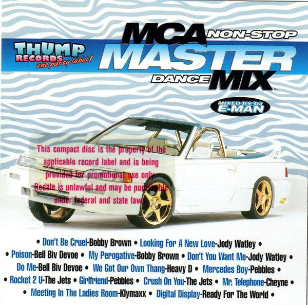 MCA Non-Stop Master Dance Mix (CD)-CDs-UnDigable Digs