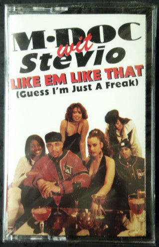 M•Doc Wit Stevio "Like Em Like That (Guess I'm Just A Freak)" (Single)-Cassette Tapes-UnDigable Digs