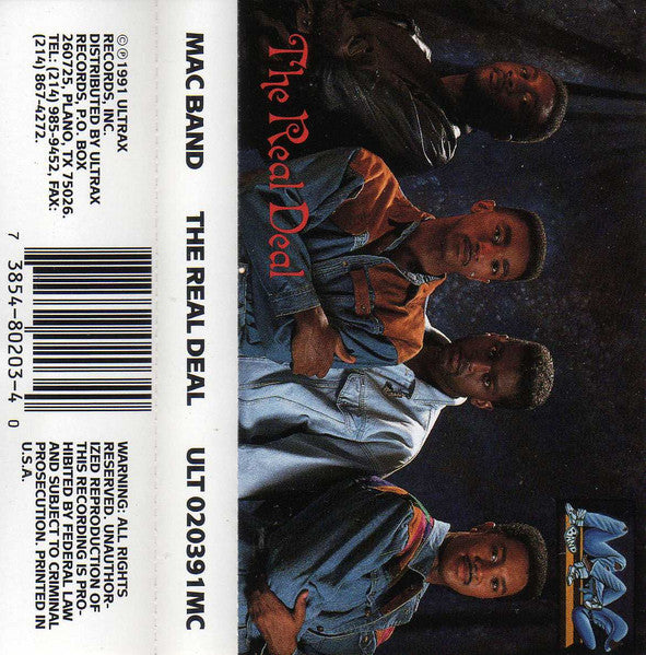 Mac Band "The Real Deal"-Cassette Tapes-UnDigable Digs