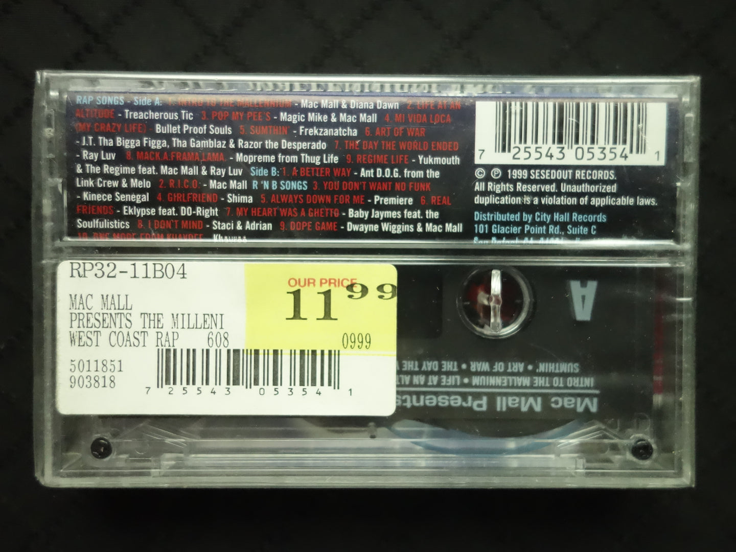 Mac Mall Presents: The Mallennium Volume 1-Cassette Tapes-UnDigable Digs