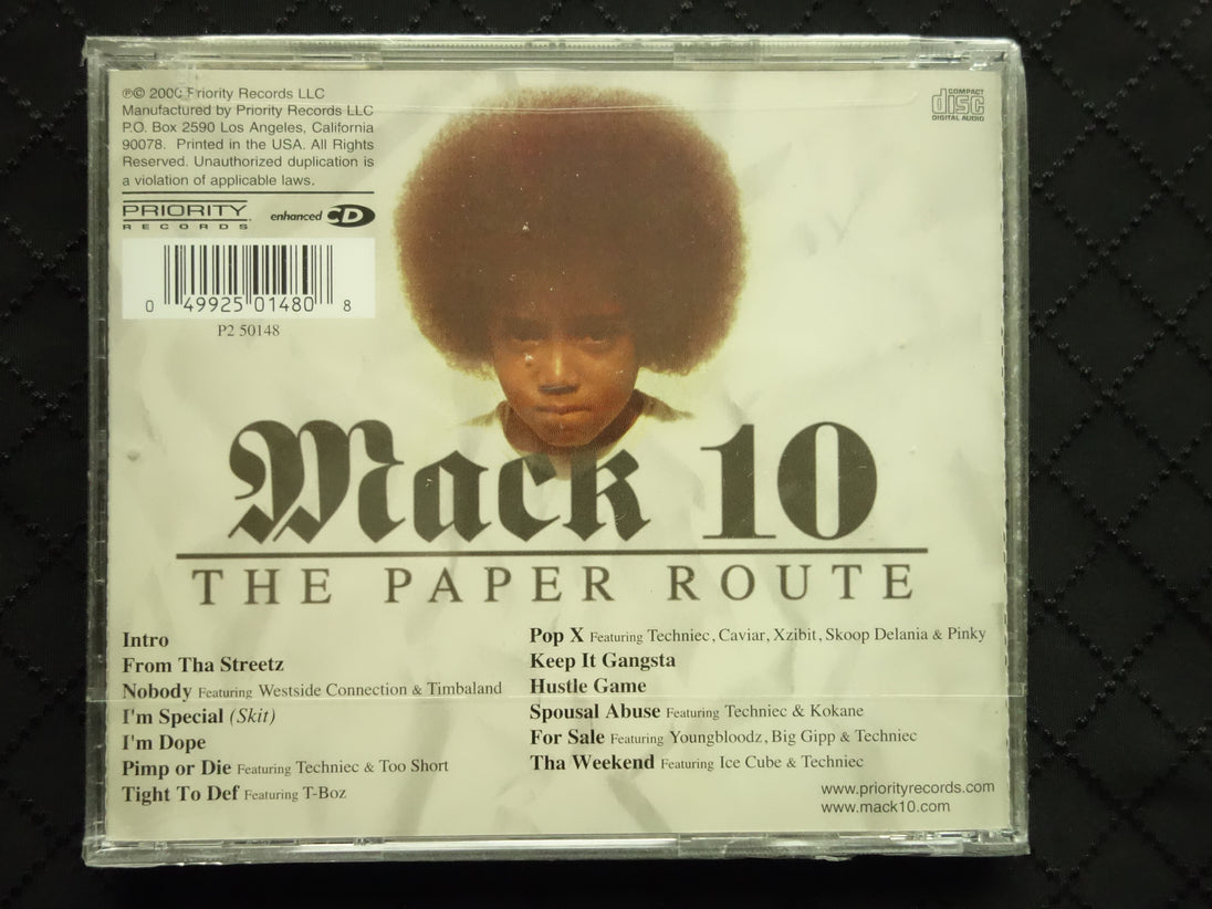 Mack 10 "The Paper Route" (CD)-CDs-UnDigable Digs